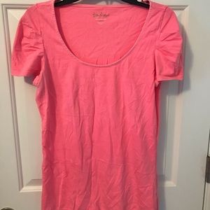Lilly Pulitzer pima cotton tee. Size large